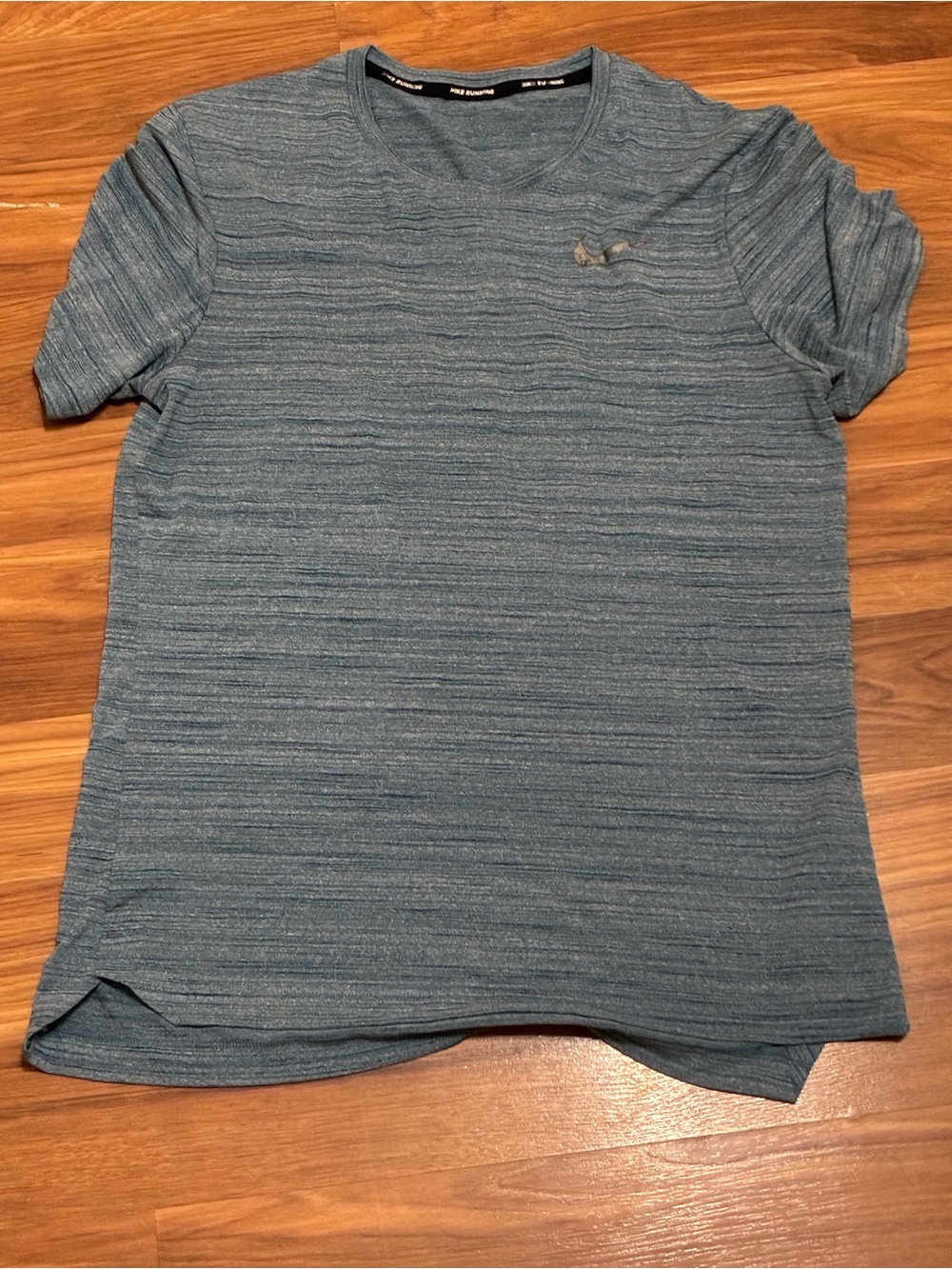 tek gear heathered blue short sleeve women's tee